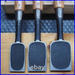Hidari Ichihiro Oire Nomi Japanese Bench Chisels Yamasaki Shozo Set of 10 With Box Hidari Ichihiro Oire Nomi Japanese Bench Chisels Yamasaki Shozo Set of 10 With Box