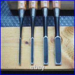 Hidari Ichihiro Oire Nomi Japanese Bench Chisels Yamasaki Shozo Set of 10 With Box Hidari Ichihiro Oire Nomi Japanese Bench Chisels Yamasaki Shozo Set of 10 With Box