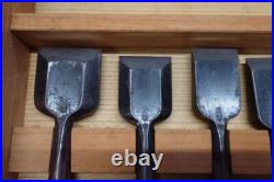 Hidari Ichihiro Oire Nomi Japanese Bench Chisels Yamasaki Shozo With Box Set of 10