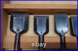 Hidari Ichihiro Oire Nomi Japanese Bench Chisels Yamasaki Shozo With Box Set of 10