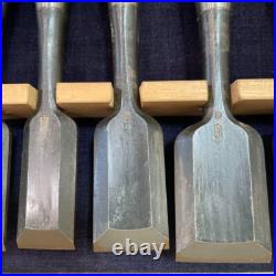 Hidari Ichihiro Vintage Oire Nomi Japanese Bench Chisel Yamasaki Shozo Set of 15