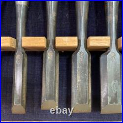Hidari Ichihiro Vintage Oire Nomi Japanese Bench Chisel Yamasaki Shozo Set of 15