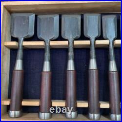 Hidari Ichihiro Vintage Oire Nomi Japanese Bench Chisel Yamasaki Shozo Set of 15