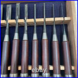 Hidari Ichihiro Vintage Oire Nomi Japanese Bench Chisel Yamasaki Shozo Set of 15