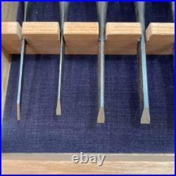 Hidari Ichihiro Vintage Oire Nomi Japanese Bench Chisel Yamasaki Shozo Set of 15