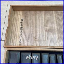Hidari Ichihiro Vintage Oire Nomi Japanese Bench Chisel Yamasaki Shozo Set of 15