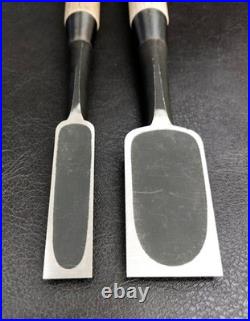 Hidari Kiyotada Oire Nomi Japanese Bench Chisels Set of 10 Shimamura Kozaburo