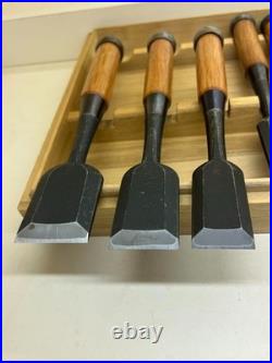 Hidari Kiyotada Shimamura Kozaburo Oire Nomi Japanese Bench Chisels Set of 10