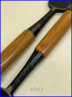 Hidari Kiyotada Shimamura Kozaburo Oire Nomi Japanese Bench Chisels Set of 10