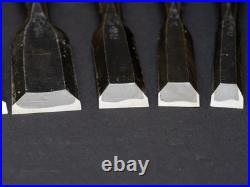 Hidari Nobuhiro Iwazaki Eisuke 10x set 3-42mm Japanese Bench Chisel Oire Nomi