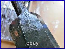 Hidari Nobuhiro Oire Nomi Japanese Bench Chisels Set of 10 Ebony