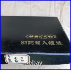 Hidari Osahiro Tokyo Oire Nomi Japanese Bench Chisels Set of 10 Boxwood Handle