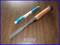 Hirochika 24.0 mm Chisel Japanese Woodworking Carpentry Tools Oire Nomi Vintage