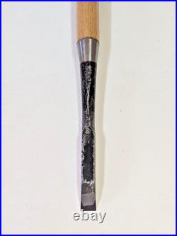 Hirochika Tataki Nomi Japanese Timber chisels Kadouchi 12mm / 280mm Used