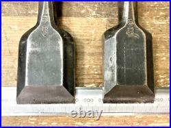 Hiromasa Hasegawa Fujisaku Oire Nomi Japanese Bench Chisels 36mm 41mm Set of 2