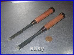 Hiromasa Oire Nomi Japanese Bench Chisels 12mm 15mm Set of 2 Hasegawa Fujisaku