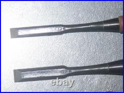 Hiromasa Oire Nomi Japanese Bench Chisels 12mm 15mm Set of 2 Hasegawa Fujisaku