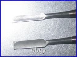 Hiromasa Oire Nomi Japanese Bench Chisels 12mm 15mm Set of 2 Hasegawa Fujisaku