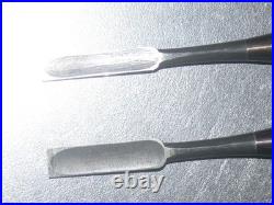 Hiromasa Oire Nomi Japanese Bench Chisels 12mm 15mm Set of 2 Hasegawa Fujisaku