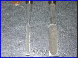 Hiromasa Oire Nomi Japanese Bench Chisels 6mm 15mm Set of 2 Hasegawa Fujisaku