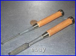 Hiromasa Oire Nomi Japanese Bench Chisels 6mm 15mm Set of 2 Hasegawa Fujisaku
