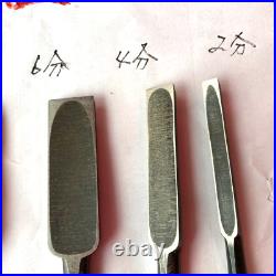 Hiromasa Oire Nomi Japanese Bench Chisels Set of 7 Unused