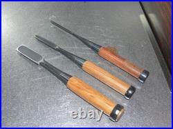Horyusai Osahiro Japanese Bench Chisel Oire Nomi 3, 9, 18mm Set of 3 Unused
