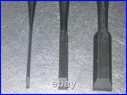 Horyusai Osahiro Japanese Bench Chisel Oire Nomi 3, 9, 18mm Set of 3 Unused
