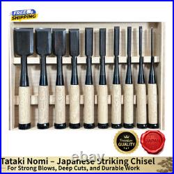 Imai Chutaro Oire Nomi Japanese Chisel 10pcs White Steel White Oak Box Set