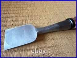 Ioroi Suminagashi Oire Nomi Japanese Bench Chisels Set of 10 Ebony Unused