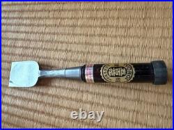 Ioroi Suminagashi Oire Nomi Japanese Bench Chisels Set of 10 Ebony Unused
