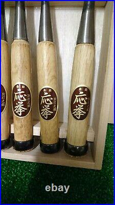 Japanese 6 Piece Oire Nomi Chisel Set In Box