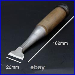 Japanese Amazing Bench Chisel 26mm Oire Nomi beautiful old Collection tools