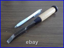 Japanese Angled Oire Nomi 10.8mm Chisel by Nagahiro Vintage Used Tool