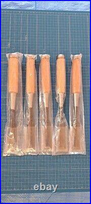 Japanese Bench Chisel Oire Nomi Set of 13 21, 24, 30, 36mm Used