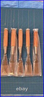 Japanese Bench Chisel Oire Nomi Set of 13 21, 24, 30, 36mm Used