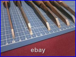 Japanese Bench Chisel Various Brands Mukomachi Nomi Set of 7 3mm-12mm Used