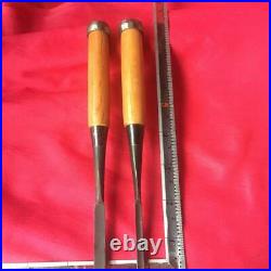 Japanese Bench Chisels Oire Nomi Nagahiro 2sets Red Oak 6mm, 9mm