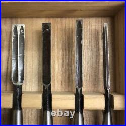 Japanese Carpenter Tool Oire Nomi 10 Chisels Vintage Hidehiro Yoita Professional