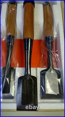 Japanese Carpenter Tool Oire Nomi 10 Wood Chisels Set Tenko Yoita Red Oak WithTRK