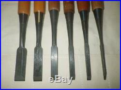 Japanese Carpenter Tool Oire Nomi 11 Wood Chisels Set Mitsuhiro Yoshihiro 48mm