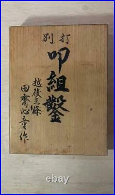 Japanese Carpenter Tool Oire Nomi 5 Wood Chisels Set Shindo Tasai Vintage Echigo