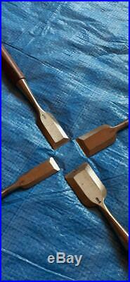 Japanese Carpenter Tool Oire Nomi 8 Chisel Set Yamashironokami Ebony Woodworking