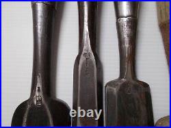 Japanese Carpenter Tool Oire Nomi 9 Wood Chisels Set Vintage from japan