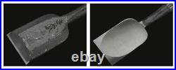 Japanese Carpenter Tool Oire Nomi Damascus Chisel Ioroi 12mm Ebony Professional