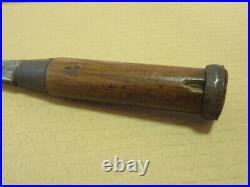 Japanese Carpenter Tool Oire Nomi Wood Chisel Vintage Hidari Munehiro 4mm Tataki