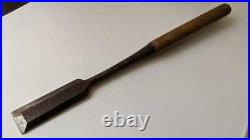 Japanese Carpenter Tool Tsuki Nomi Long Wood Chisel Sukehisa 30mm Vintage WithTRK