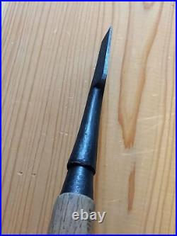 Japanese Chisel 28mm Craftsmanship Nomi Vintage Traditional Carpenter Tool J7048