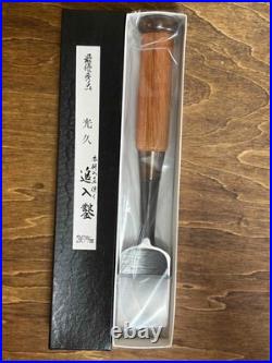 Japanese Chisel 36mm Oire Nomi Woodworking Carpenter Tool Mitsuhisa NOS
