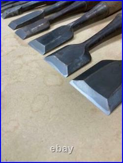 Japanese Chisel 3mm Vintage Nomi Carpenter Set 42mm Professional Sharpness Track